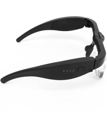 Head Mounted Magnifying Glasses Headband Magnifying Glasses Simple Use 3.7V 3 LED Light for Home Reading Room - Buy Online on SooperMarket.com