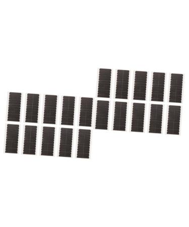 Angoily 20 Sheets Hair Extension Double Sided Tape Blue Glue No Trace Non-woven Fabric