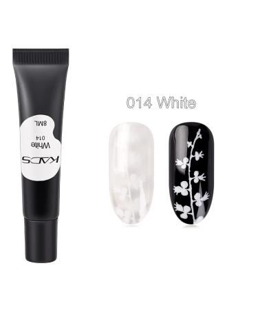 KADS Nail Stamping Gel Polish Set 2 - 4 Colors 8ML UV LED Gel for Stamping Plates - Buy Online on SooperMarket.com