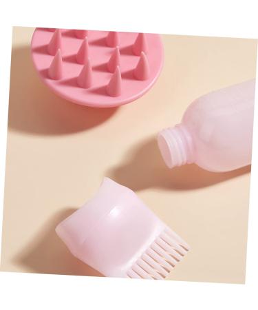 NOLITOY Hair Dye Bottle Set - 2 in 1 Hair Oiling & Root Comb Brush - Pink Dispensing Bottle for Easy Hair Color Application - Buy Online on SooperMarket.com