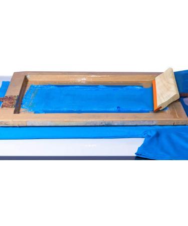 Caydo 2-Piece Screen Printing Squeegee Set - 75 Durometer Wooden Ink Scraper - 9.4 and 5.9 Inch Sizes - Buy Online on SooperMarket.com
