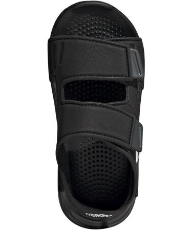 adidas Unisex Kids Altaswim Beach & Pool Shoes - Black/White/Grey - Size 2 US Little Kid - Buy Online on SooperMarket.com