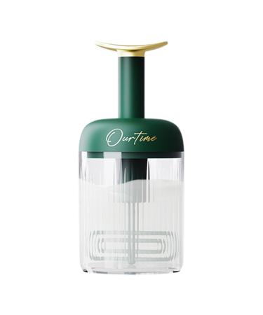 Foam Maker for Face Wash Transparent Manual Facial Cleanser Foamer Type Rotating Foam Maker | Portable Deep Cleansing Facial Cleansing Tools for Travel Household Rich Lather Green