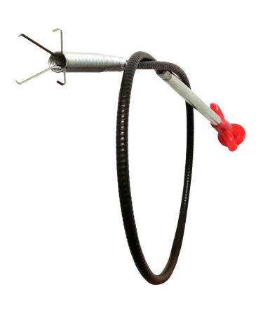 79 Inch Grabberable Pick-Up Tool 4 Claws-Spring Pipeline Dredge Hook Cleaner Retractable Sink Drain Clog Remover for Tube Drain Cleaning