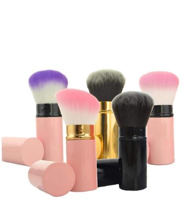 Retractable Foundation Blending Brush - Portable Highlighter & Blush Brush for Women - Perfect Make Up Tool for Cream & Powder - Buy Online on SooperMarket.com