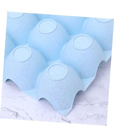 OSALADI Box Egg Holder Organizer Refrigerator Egg Holder Container Egg Tray Blue 29*19CM - Buy Online on SooperMarket.com