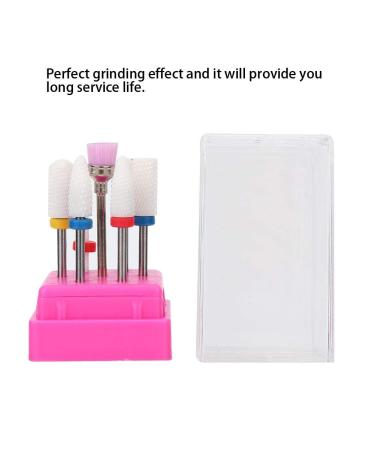 NAROOTE Nail Drill Bits 7Pcs Nail Metal Drill Bits Nail Polishing Burr Manicure Pedicure Accessory Tool Set(TZ-08) - Buy Online on SooperMarket.com