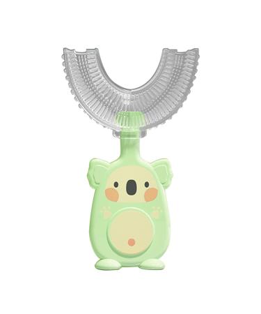 ZTGD Christmas Decorations Kids Toothbrush Ergonomic Design Teeth Care PP Handle Baby Mouth-Cleaning Manual Toothbrush for Teeth Cleaning Baby & Child Personal Care Green Small Small Green