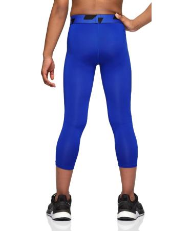 TSLA Boys Youth UPF 50+ Compression Pants 2-Pack, White/Blue, Size 6 - Buy Online on SooperMarket.com