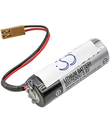 Replacement Battery Compatible with Omron C1000H C1000HF C120 C120F C20 C2000H C20P C20PF C28P C28PF C40P C40PF Part Number: 3G2A9-BAT08 C500-BAT08 2700mAh/3.6V