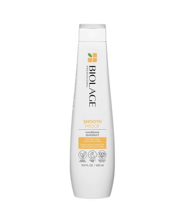 Biolage Smooth Proof Conditioner | Provides Humidity Control & Anti-Frizz Smoothness | For Frizzy Hair | Paraben & Silicone-Free | Vegan 13.50 Fl Oz (Pack of 1)
