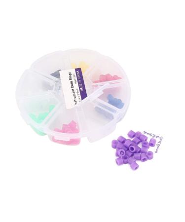 160 pieces tooth color code rings Autoclavable disinfection Orthodontic accessories for most dental instruments