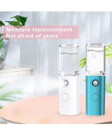 Dajidafu Plastic Facial Sprayer 250mAh Portable Cold Mist LED Face Humidifier Home Hotel Camping Nebulizer Skin Care Equipment - Buy Online on SooperMarket.com