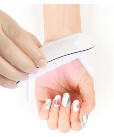 Semi Cured Gel Nail Strips in Red - Long Lasting Waterproof Nail Polish Wraps - Includes Cuticle Stick, File, Wipes & Sealing - UV/LED Lamp Required - Buy Online on SooperMarket.com