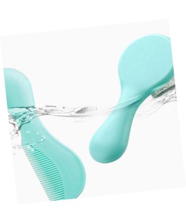 STAHAD Newborn Bath Kit - Baby Toddler Friendly Hair Accessories Set with Comb, Brush, and Massage Bristles - Safe and Easy Plastic Bathing Tools - Buy Online on SooperMarket.com