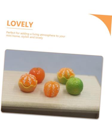 Vaguelly 100 Pcs Artificial Orange Miniature Fruits Fake Orange Mini Decor Faux Oranges Miniature Accessories Decorative Fruit Jewlery Ornament Mini Charms Resin 3d Food Bracelet - Buy Online on SooperMarket.com