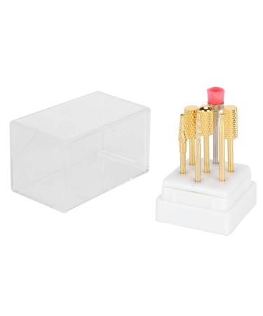 Nail Drill Kit - 7pcs Professional Manicure & Pedicure Drill Bit Set for Acrylic & Gel Nails - Perfect Accessories for Sanding & Grinding - Buy Online on SooperMarket.com
