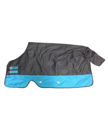 Horseware Mio T/O Lite Turnout Rug Waterproof Black/Turq & Black HW 20 5'0