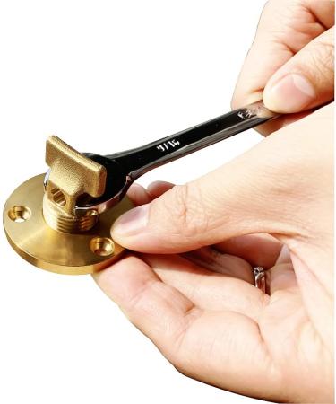 Boat Garboard Drain Plug - 1/2 NPT Thread Solid Brass - Ideal for Boat Hulls - Buy Online on SooperMarket.com