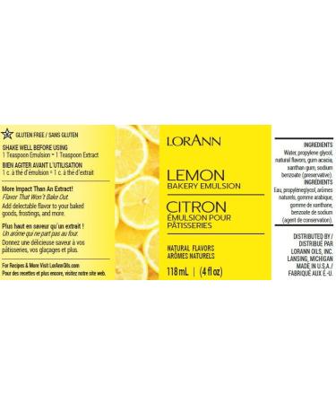 LorAnn Oils Gourmet Bakery Emulsion Pack - Cream Cheese, Lemon, Strawberry (3x4oz) - Buy Online on SooperMarket.com