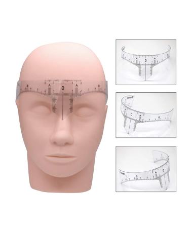 Tattoo Eyebrow Nose Grooming Ruler Set - 6 Pieces Microblading Stencil & Measure Tool - Buy Online on SooperMarket.com
