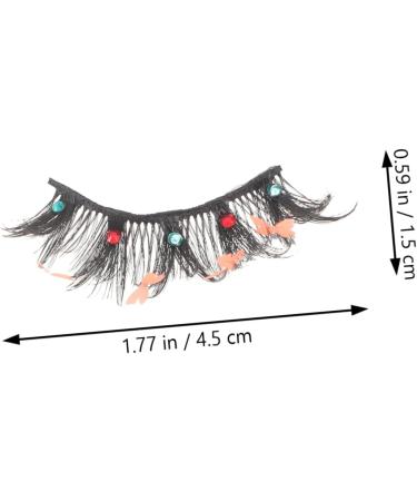 ABOOFAN 3 Pairs Fake Eyelashes False Lashes Halloween Decor False Eyelashes Individual Makeup Accessories Natural False Eyelashes Makeup Supplies Fluffy Chemical Fiber Cosmetics - Buy Online on SooperMarket.com