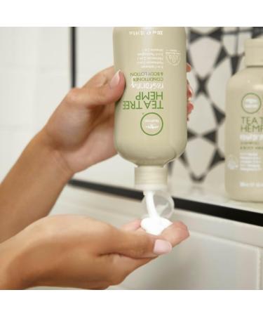 Buy Tea Tree & Hemp Restoring Conditioner & Body Lotion - 2 in 1 Hair Milk for All Hair & Skin Types - 1000ml Odorless - International Shipping Available - Buy Online on SooperMarket.com