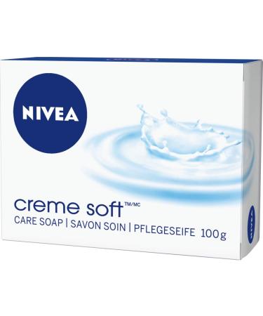 NIVEA Creme Soft Cream Soap Pack of 6 x 100 g