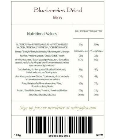 Blue Berries Whole Organic Billberies - Dehydrated unsweetend no sugar added blueberrys - Vaccinium myrtillus L - Dried Blueberries Organic Blueberries Dried Bilberries Organic Blueberry - Buy Online on SooperMarket.com