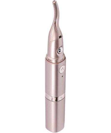 Heated Eyelash Curler Electric Handheld Eyelash Curler Heated 2 in 1 Long Lasting Styling Eyebrow Trimmer Eyelash Makeup Tools for Women Girls Travel Home (Champagne Gold) - Buy Online on SooperMarket.com
