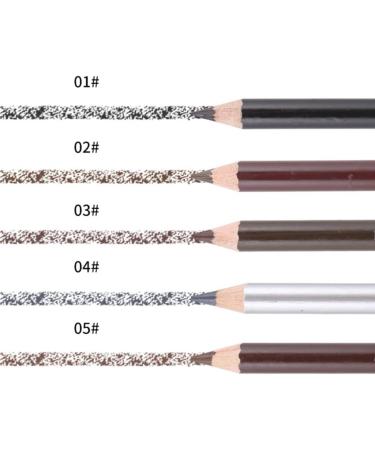 Baluue 2pcs Eeyebrow Pen with Brush Eyebrow Definer Pencil Eyebrow Makeup Long Lasting Waterproof Dark Coffee 3# 1 count (Pack of 1) Dark Coffee 3 - Buy Online on SooperMarket.com