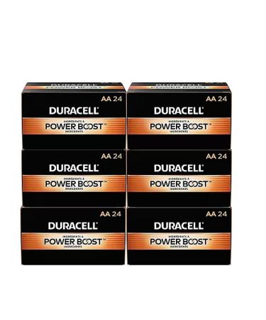 Duracell MN1500BKD CopperTop Alkaline Batteries AA 144/CT