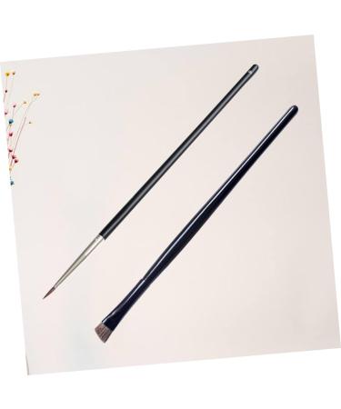 HAPINARY 2pcs Eye Makeup Tools Makeup Brushed Horsehair Eyeshadow Crease Brush Beauty Brush Pen Wooden - Buy Online on SooperMarket.com