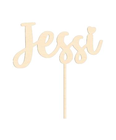 Alsino Cake Topper personalized from wood with individual wishes - cake decoration cake attachment name gift idea birthday first name Kuchendeko topper cake individually nature