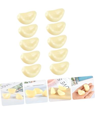 10pcs Keychain Artificial Plants Realistic Vegetable Fake Garlic Flakes Props Clove Fake Vegetables - Buy Online on SooperMarket.com