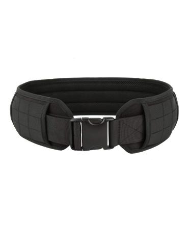 EXCELLENT ELITE SPANKER Military Waist Belt Multi-Purpose Molle Padded Patrol Belt Outdoor Sports Equipment Black Large