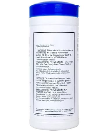 40-Count Mohawk Leather Clean and Renew Wipes - High-Quality Restoration for Leather Surfaces - Buy Online on SooperMarket.com