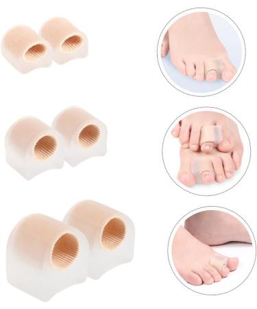 Nail and Foot Protector Set for Bunion Relief and Comfort - 6pcs Separators for Feet Nursing, Toe Caps, Bunion Pads, Splint, Cushion Tube - Buy Online on SooperMarket.com