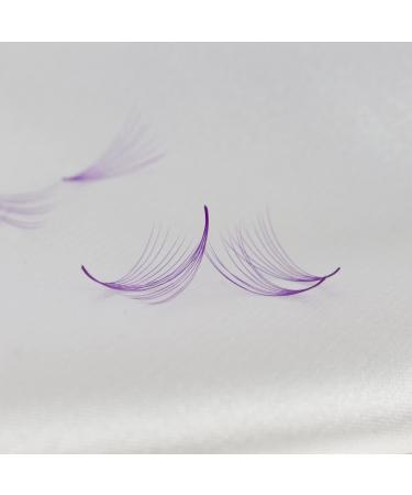 VNE 500 Colorful Lash Extensions - Premade Volume & Mega Fans - 14mm C Curl Purple 6D - Buy Online on SooperMarket.com