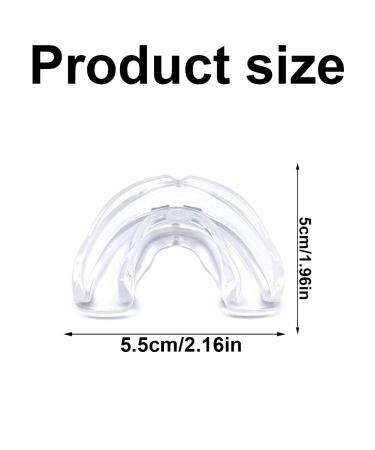 Buy Luliyldj Two-Pack Transparent Bite Rails | Sports Mouthguard Box for Martial Arts Football Hockey & More - Buy Online on SooperMarket.com