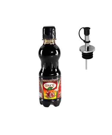 Oncu Pomegranate Molasses 330g - with Homlix Stainless Steel Sauce Bottle Stopper