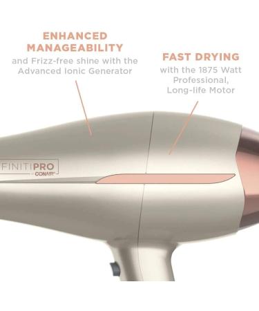 Conair InfinitiPRO Frizz Free Dryer and John Frieda Frizz Ease Forever Smooth Duo Shampoo & Conditioner for 72-hour humidity protection and long-lasting smoothness | 1875 watt dryer - Buy Online on SooperMarket.com
