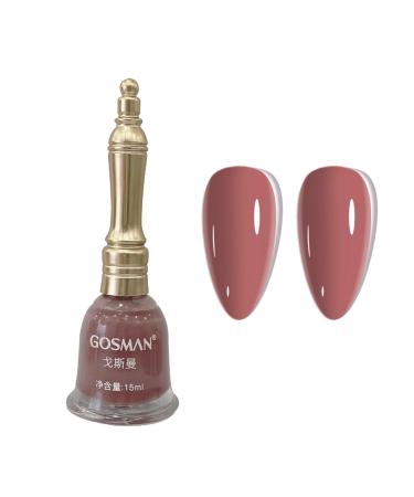 Tbeautfave Nude Nail Polish Waterproof & Long Lasting Nail Varnish Non-Toxic Water Based Natural Nail Polish DIY Nail Art (BeanPaste)