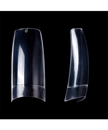 500 Pieces Clear French False Nail Tips with Box - Acrylic Artificial Nails for Women & Girls (10 Sizes) - Buy Online on SooperMarket.com