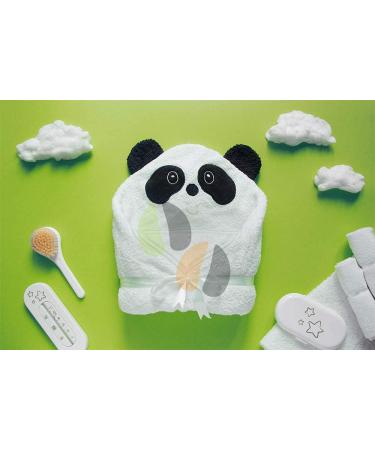 JM Organic Bamboo Hooded Baby Towel for Kids & Babies - 35x35 - Hypoallergenic & Absorbent - Newborn Essentials Gift Set with Washcloth & Laundry Bag - Buy Online on SooperMarket.com