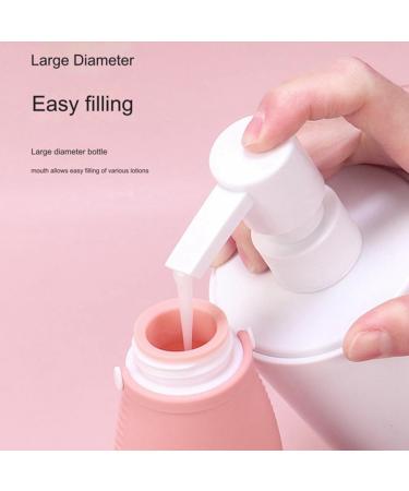 sunree Silicone Empty Container with Cleansing Brush for Shampoo and Lotion C gray - Buy Online on SooperMarket.com