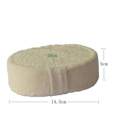 Soft Bath Brush Loofah Sponge for Massage and Exfoliation - Back Spa Scrubber Glove for Shower - Natural Bathroom Tools - Buy Online on SooperMarket.com