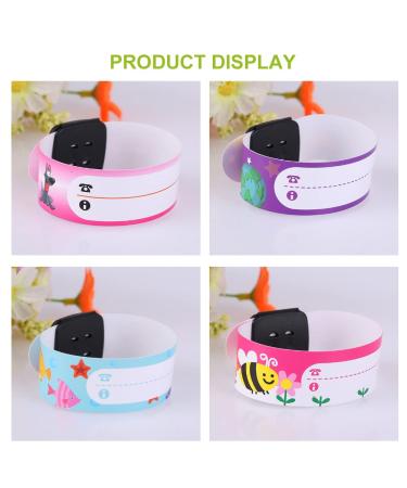 Emergency Bracelets for Children - 8PC Safety & ID Bracelet Set for Toddlers & Young Girls | SOS Name Bracelets - Buy Online on SooperMarket.com