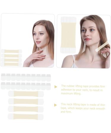 PLAFOPE 8 Pcs Neck Lift Stickers Makeup Neck Tape Anti-aging Neck Tape Invisible Face Tape Jowls Tape Rubber - Buy Online on SooperMarket.com