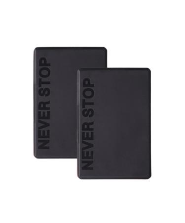 KEEP Yoga Block, High Density EVA Foam Blocks for Yoga, Pilates, Meditation , Aid Balance, Support and Deepen Poses - Non-Slip Lightweight Durable 2-Pack-Grey